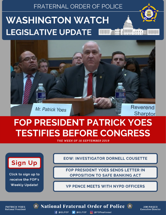 Weekly Update – September 16, 2019