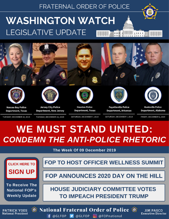 Weekly Update – December 9, 2019